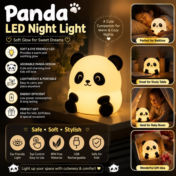LumiPanda Night Lamp